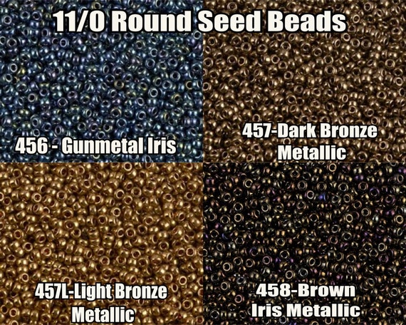 15-458, Miyuki 8.2g Metallic Brown Iris 15-458, Miyuki 8.2g Metallic Brown Iris