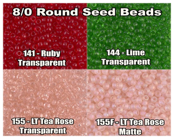 Miyuki Seed Beads 15/0 Sparkle Rose Lined Crystal