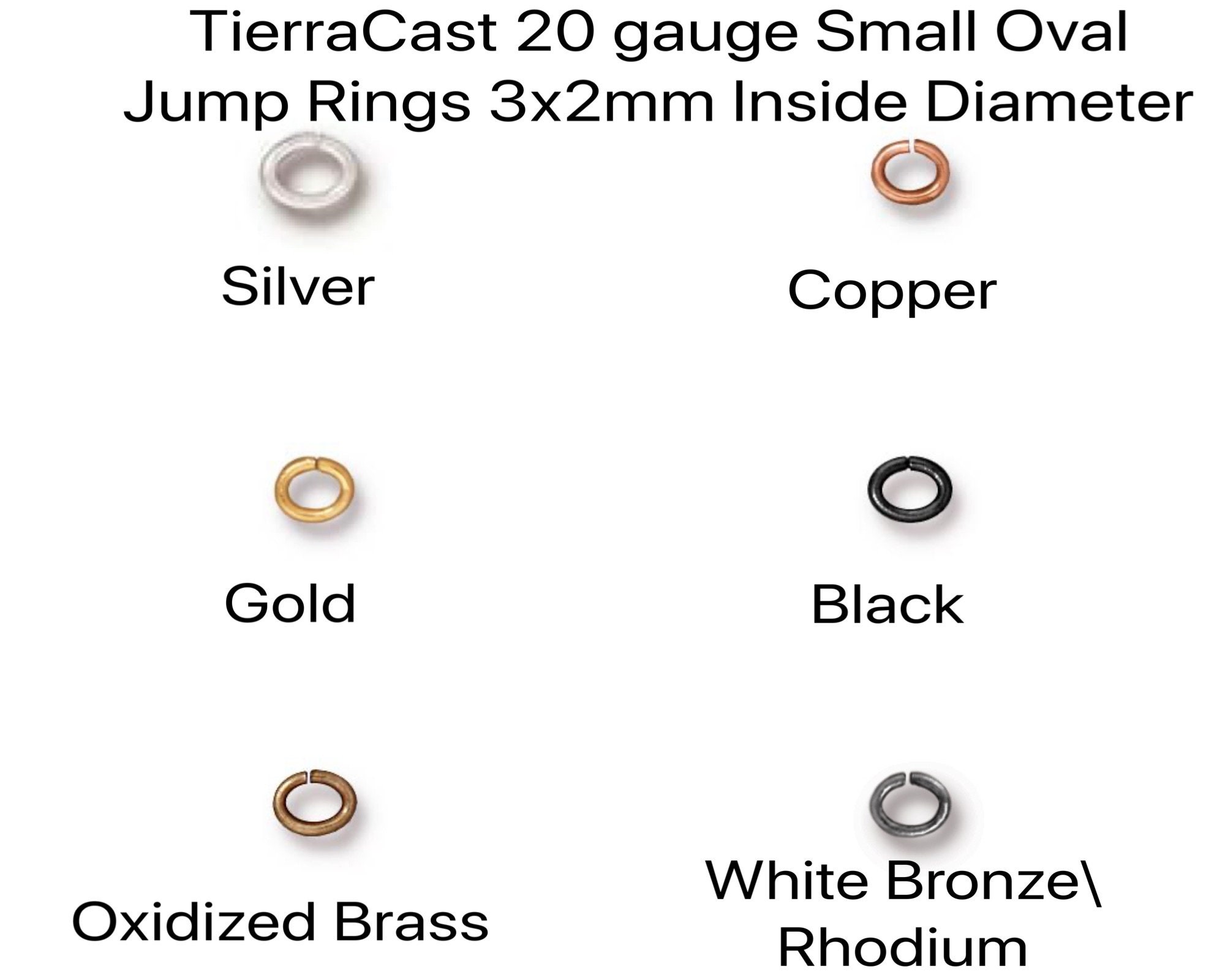 Solid 14kt Gold 3.5mm 24ga Round Open Click & Lock Jump Rings