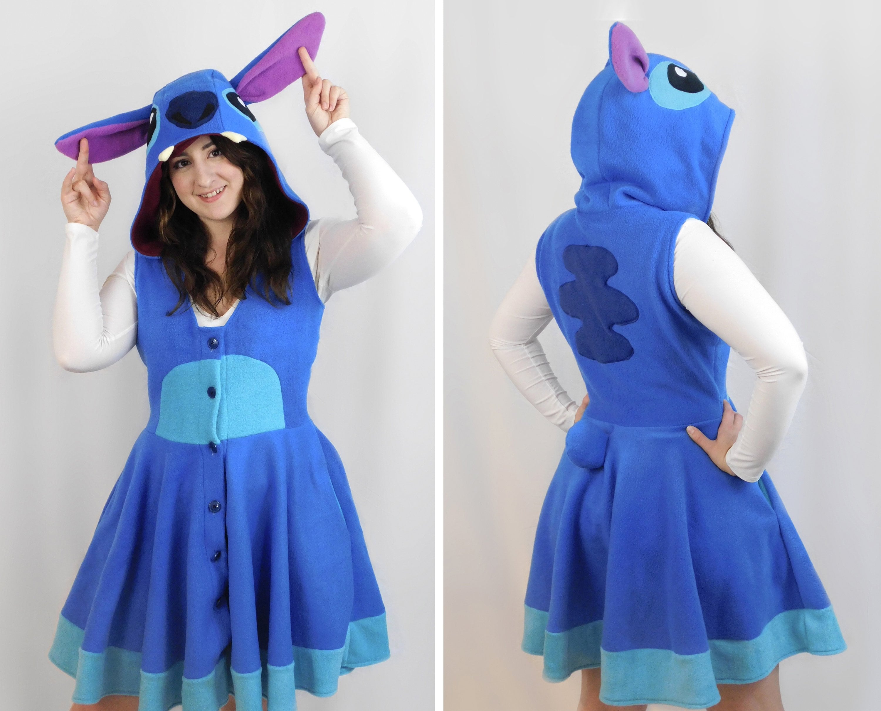 Pijama Lilo Y Stitch Disfraz Kigurumi Entero Polar Kawaii