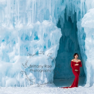 Ice Caves Digital Backdrop - Bundle of 10