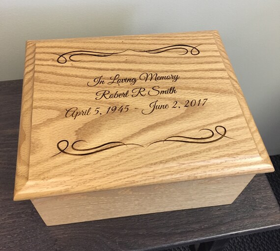 laser engraved urns