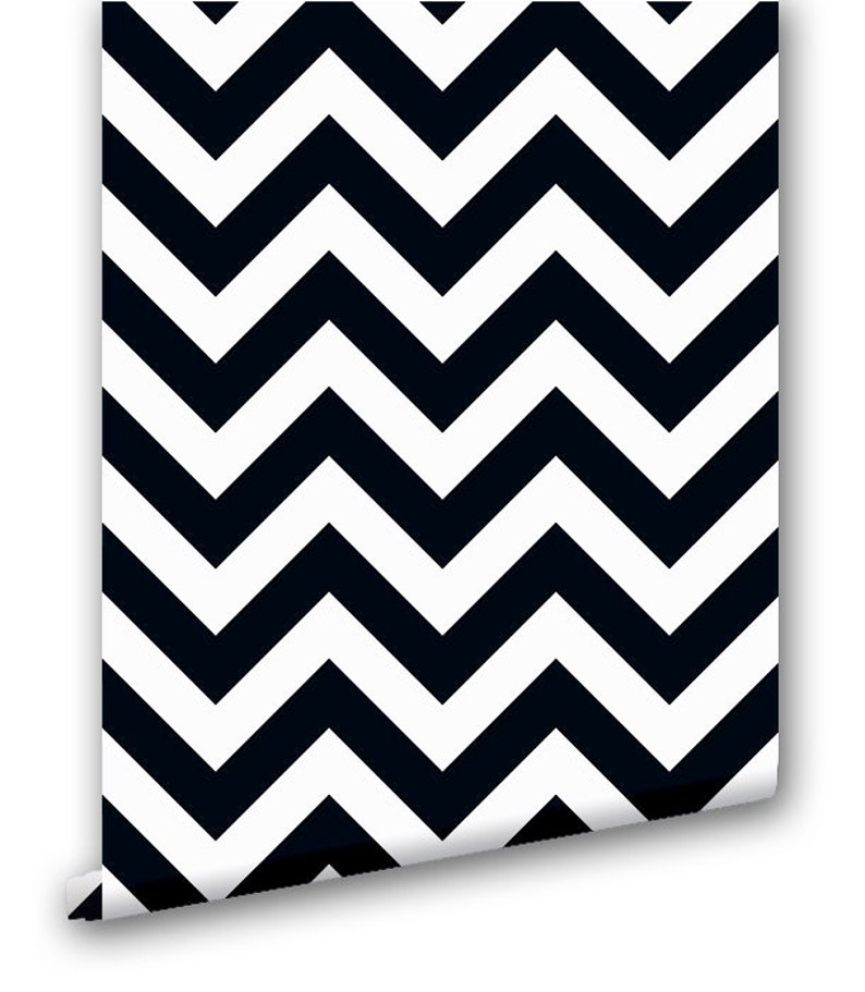 black and white chevron wallpaper