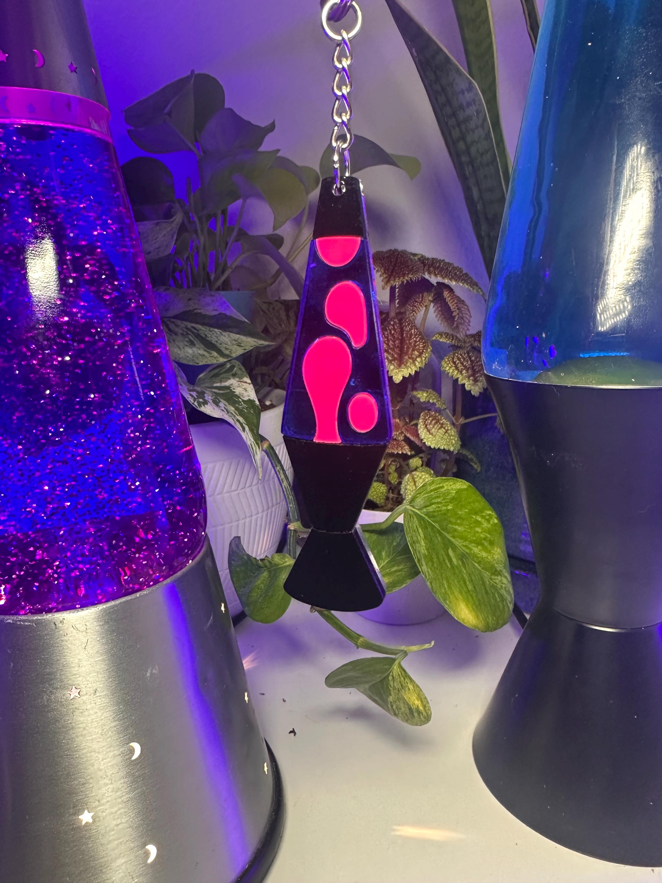 Classic Lava Lamp Keychain - Etsy