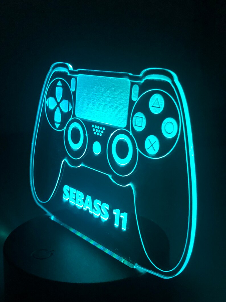 Ps4 Controllers Sign PS4 Controller With Custom Gamertag Acrylic Sign | Etsy