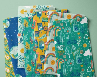 Protect Our Planet by Allison Cole - Paintbrush Studio Fabrics - Soft Cotton Fabric