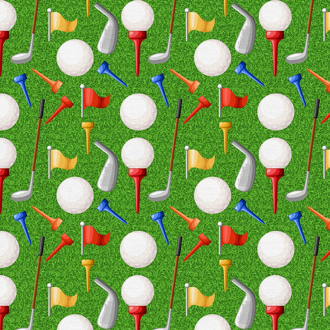 Super Sports golf by PBS Fabrics Paintbrush Studio Fabrics Quilting