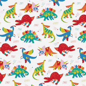 Super Dinosaurs by Liz Mytinger - Soft Cotton Fabric by the Yard 120-21803