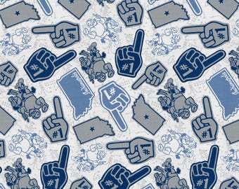 Indianapolis Football Cotton Fabric by the Yard