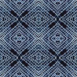 Shibori Dye by Kim Eichler-Messmer Indigo Digital Fabric Print Paintbrush Studio Fabrics 120-21450