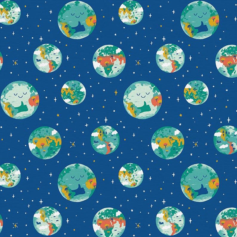 Protect Our Planet by Allison Cole - Paintbrush Studio Fabrics - Soft Cotton Fabric 12022443