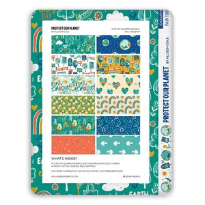 Protect Our Planet by Allison Cole - Paintbrush Studio Fabrics - Soft Cotton Fabric 120FQPOP