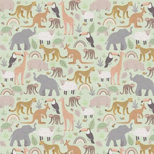 Jungle Baby - de Lisa Whitebutton - Telas Paintbrush Studio - Algodón para patchwork
