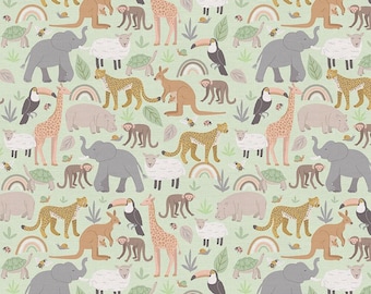 Jungle Baby- by Lisa Whitebutton- Paintbrush Studio Fabrics- Quilting Cotton