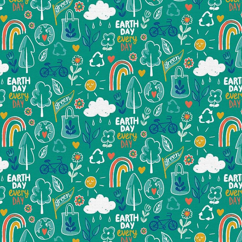 Protect Our Planet by Allison Cole - Paintbrush Studio Fabrics - Soft Cotton Fabric 12022441