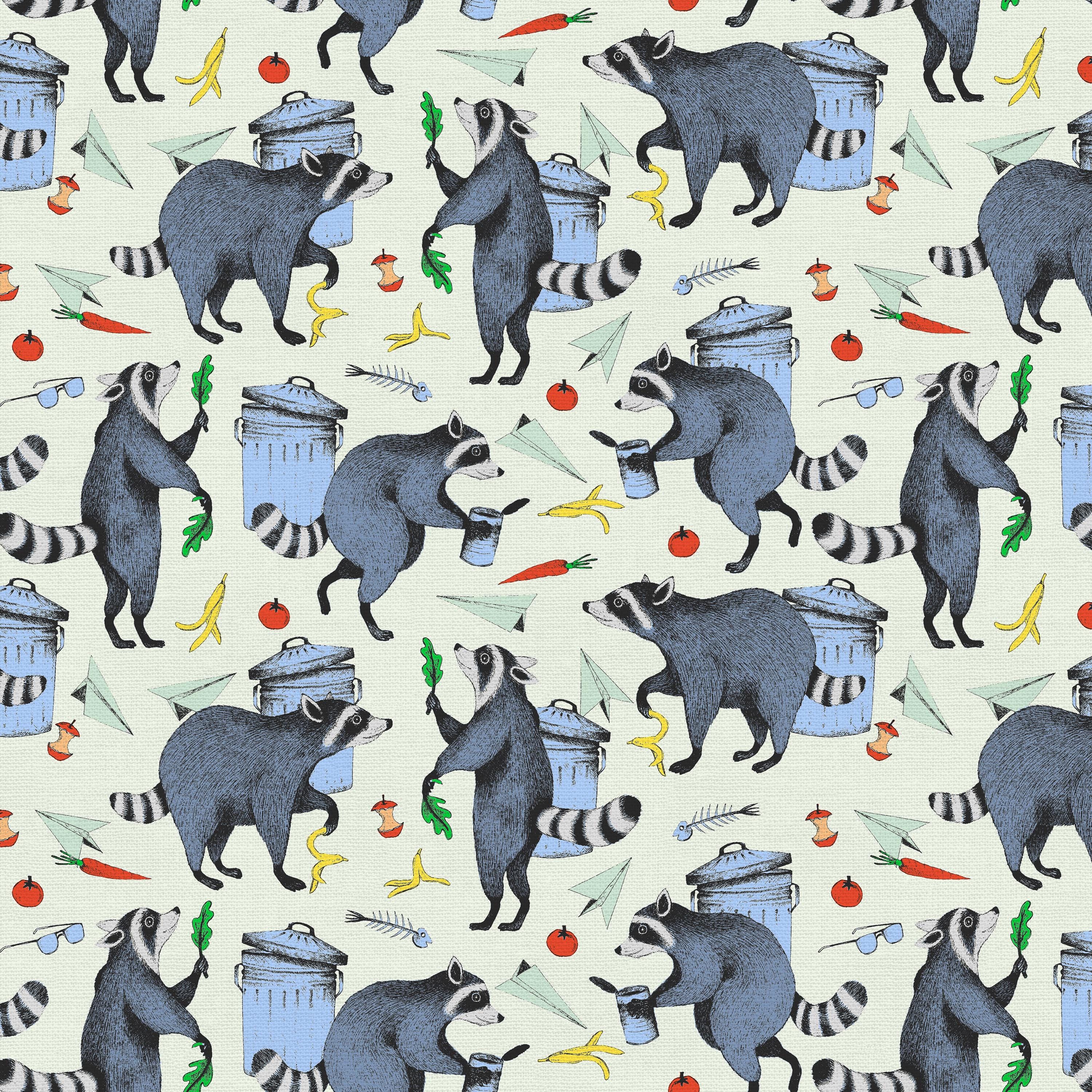 Raccoon Ruckus by Allira Tee - Paintbrush Studio Fabrics