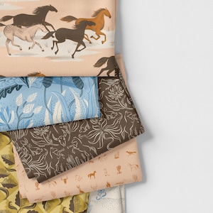 Desert Horses by Carrie Shryock - Fabric By the Yard - Paintbrush Studio Fabrics