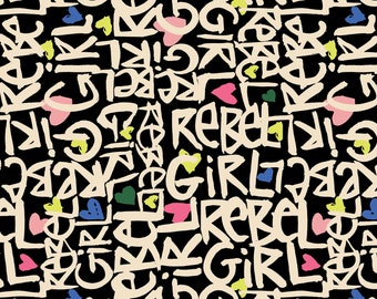 Rebel Girl par Lysa Flower - Paintbrush Studio Fabrics