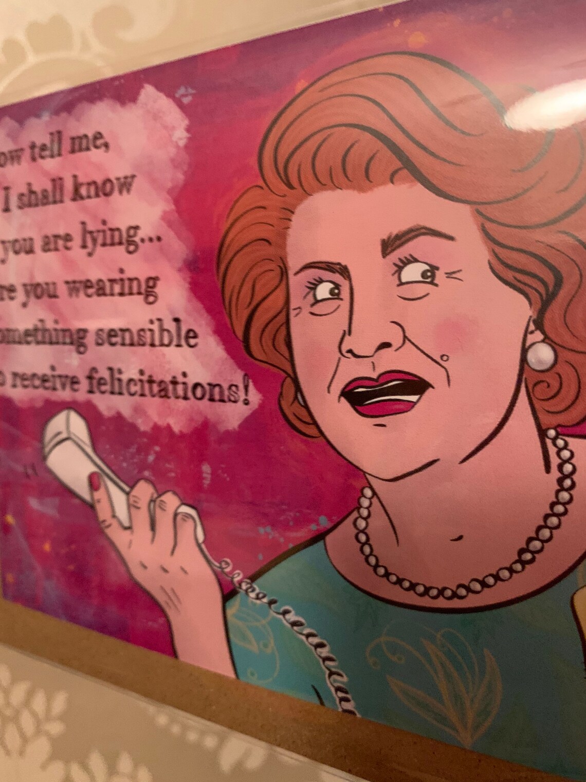 Mrs Bucket Keeping Up Appearances Greeting Card Funny Etsy