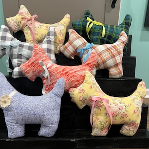 Scottie Dog pillow