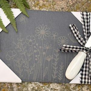 Engraved Slate Cheese Board