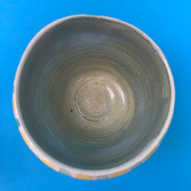 Painted Pattern Ceramic VasePlanter
