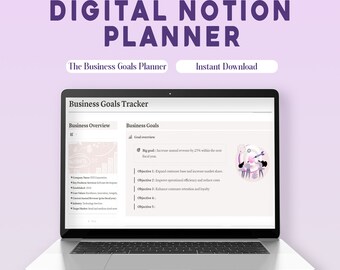 Business Goals Notion Planner