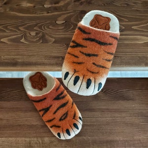 Tiger Slippers Etsy UK