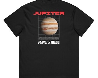 Jupiter Planet Graphic T-Shirt – Astronomy Space Tee – Sci-Fi Streetwear Unisex Shirt