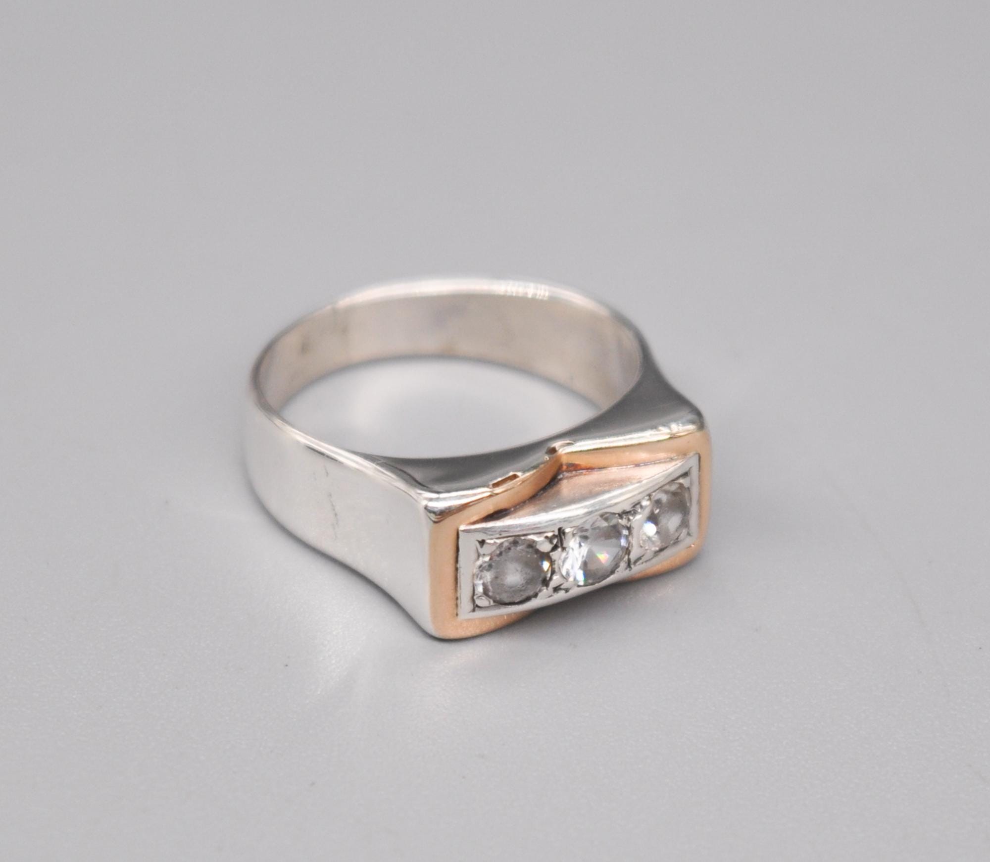 アクセサリー Vintage Silver 70's France Made Ring 925 Vintage French Sterling Silver Ring. Size 17 Mm US 7 - Etsy