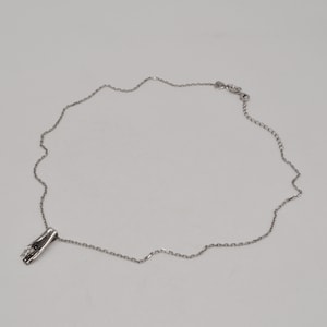 Vintage 925 Sterling Silver Necklace Chain with Pendant. Length: 47 cm / 18.5 inch