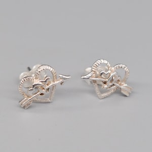 Vintage 925 Sterling Silver Stud Earrings.