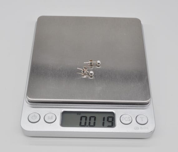 Vintage 835 Solid Silver Stud Earrings. - image 5