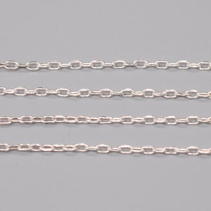 Danish Sv. Christensen Short 835 Solid Silver Anchor Chain. Length 37 cm / 14.5 inch.