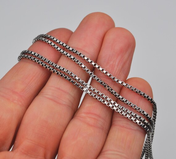 Vintage Dutch 835 Solid Silver Octagonal Box Chai… - image 3