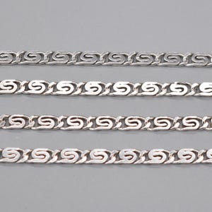 Vintage 925 Sterling Silver Chain. Length 51 cm / 20 inch.