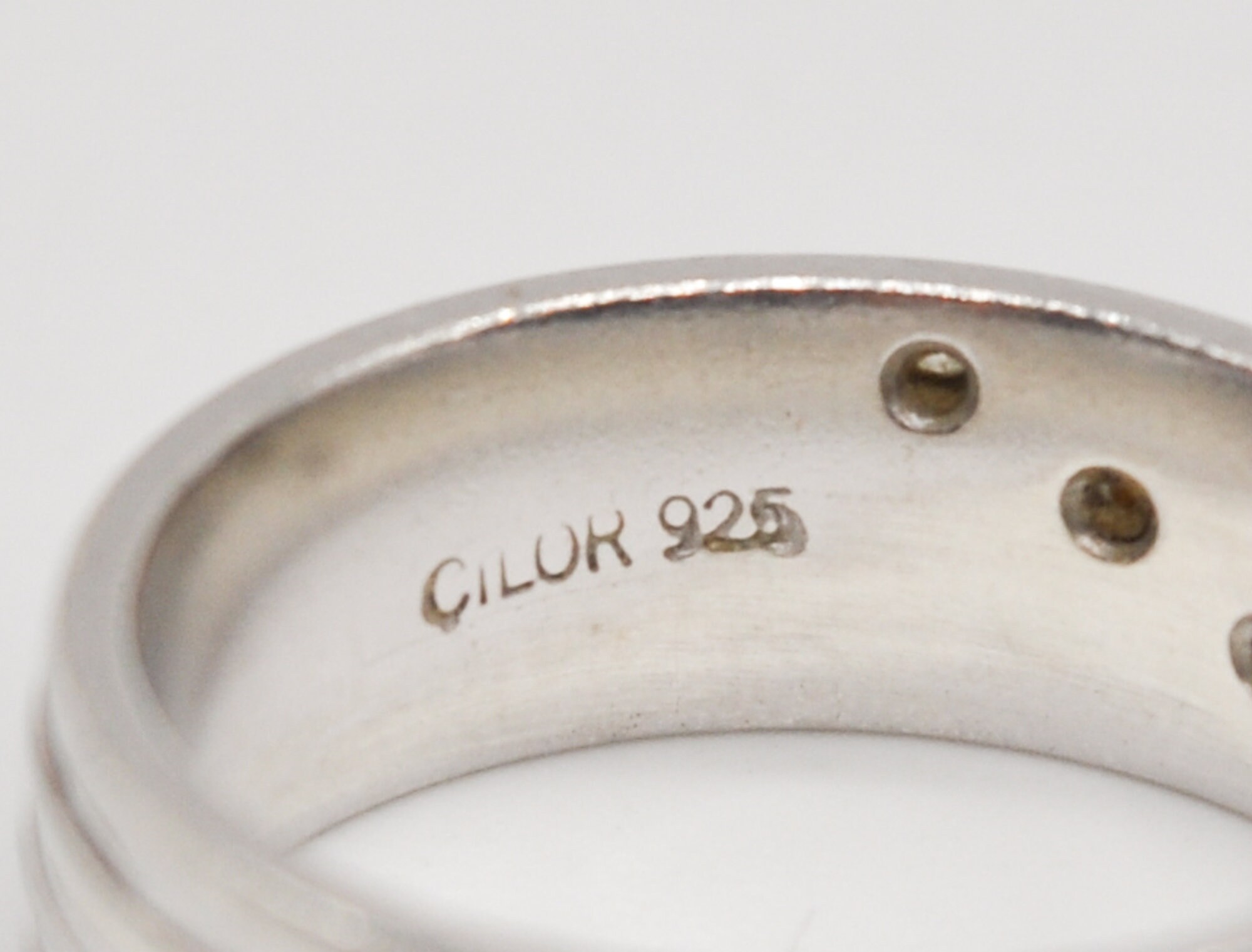 Vintage 925 Sterling Silver Statement Ring. Size 16.5 Mm US
