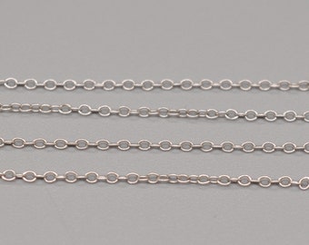 Italian 925 Sterling Silver Necklace Chain. Length: 45 cm / 17.7 inch