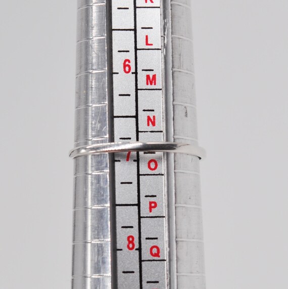 Vintage Tiny 835 Solid Silver Ring. - image 6