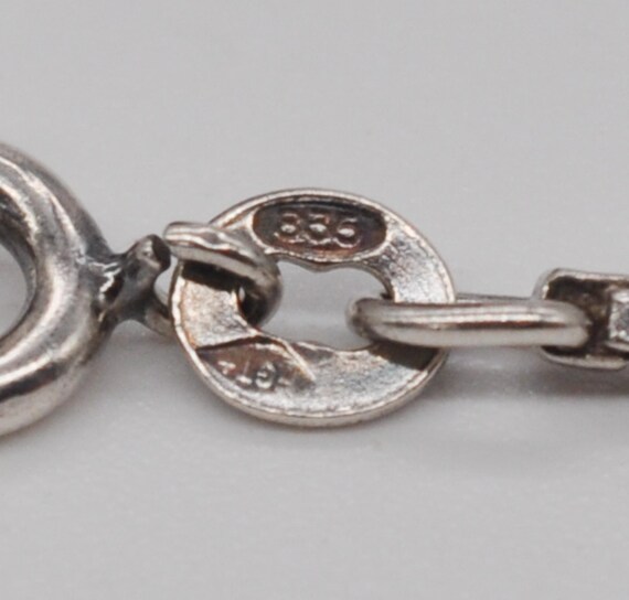 Vintage Dutch 835 Solid Silver Octagonal Box Chai… - image 5