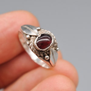 Vintage 925 sterling zilveren ring. Maat 16 3/4 mm US 6 3/4 afbeelding 3