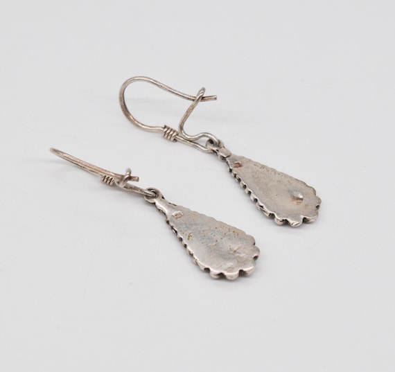 Vintage 830 Solid Silver Dangle Earrings. - image 3