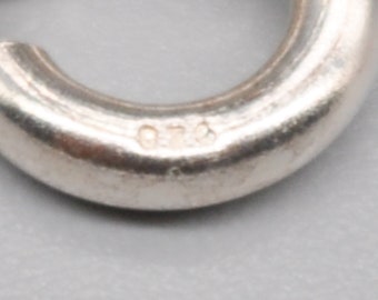 ヴィンテージ 925 スターリングシルバー ブレスレット。長さ: 19
