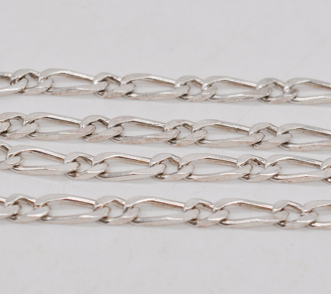 Vintage 925 Sterling Silver Necklace Chain. Length 50 Cm / 19.6 