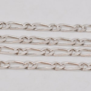 Vintage 925 Sterling Silver Necklace Chain. Length 50 cm / 19.6 inch.