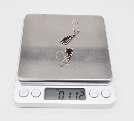 Vintage 830 Solid Silver Dangle Earrings. - image 6