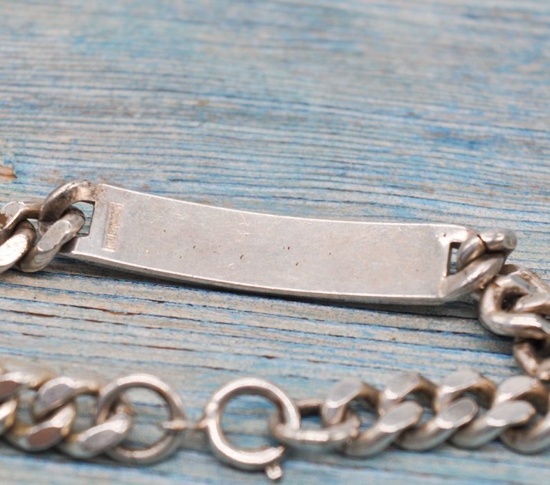 Vintage ALPACCA Silver Male Bracelet.