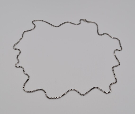 Vintage Dutch 835 Solid Silver Octagonal Box Chai… - image 2