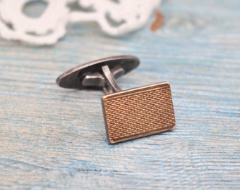 Vintage 925 Sterling Silver Single Cuff Link.