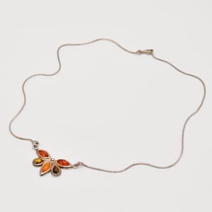 Vintage 925 Sterling Silver Necklace. Length 45 cm / 17.7 inch.